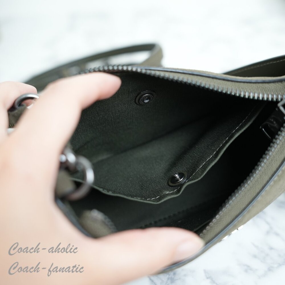Coach Olive Green Crossbody Bag - Picture 9 of 14